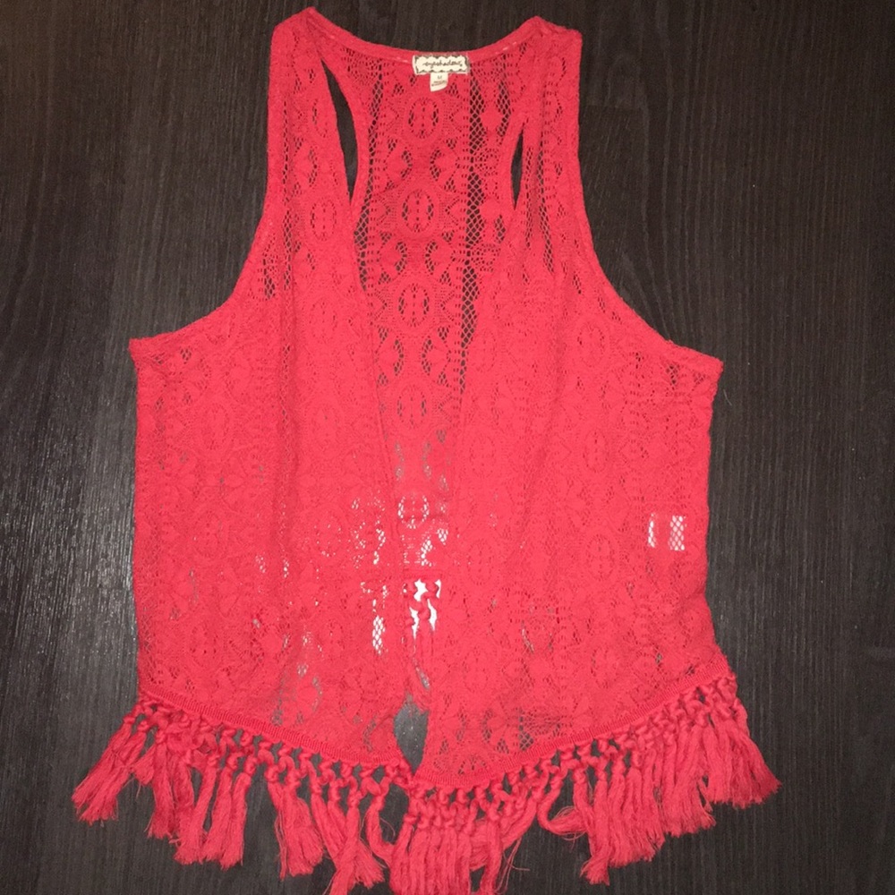 Summery orange vest